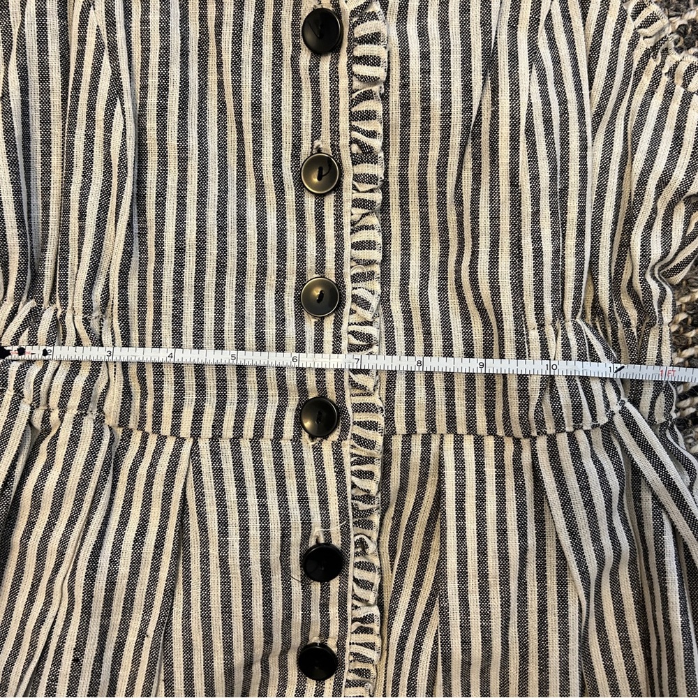 Dear Creatures Striped Petticoat Button Dress - Picture 8 of 10